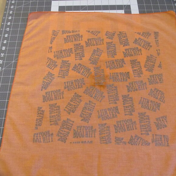 Vintage 1980's Boot Hill Bandana - Picture 4 of 4